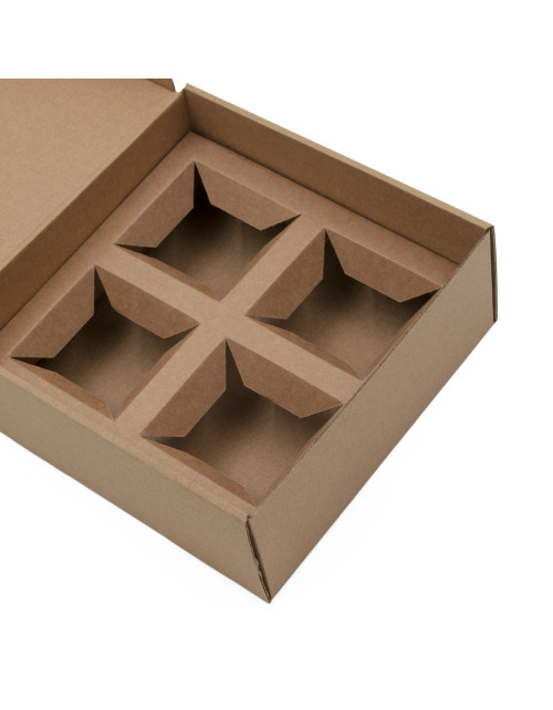 Brown Insert for 4 Honey Jars in a 32485 Box