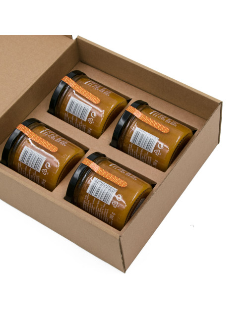 Brown Insert for 4 Honey Jars in a 32485 Box