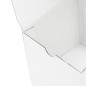 White Cube Gift Box with Clear Window for Packing Candle