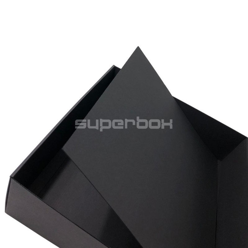 Large Black Square Gift Box of Height 10 cm