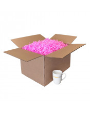 Ryškiai rožinės popieriaus drožlės, 1 kg