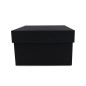 Black Square Medium Size Gift Box with a Lid