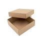 Brown Square Box of 8 cm Height with a Lid