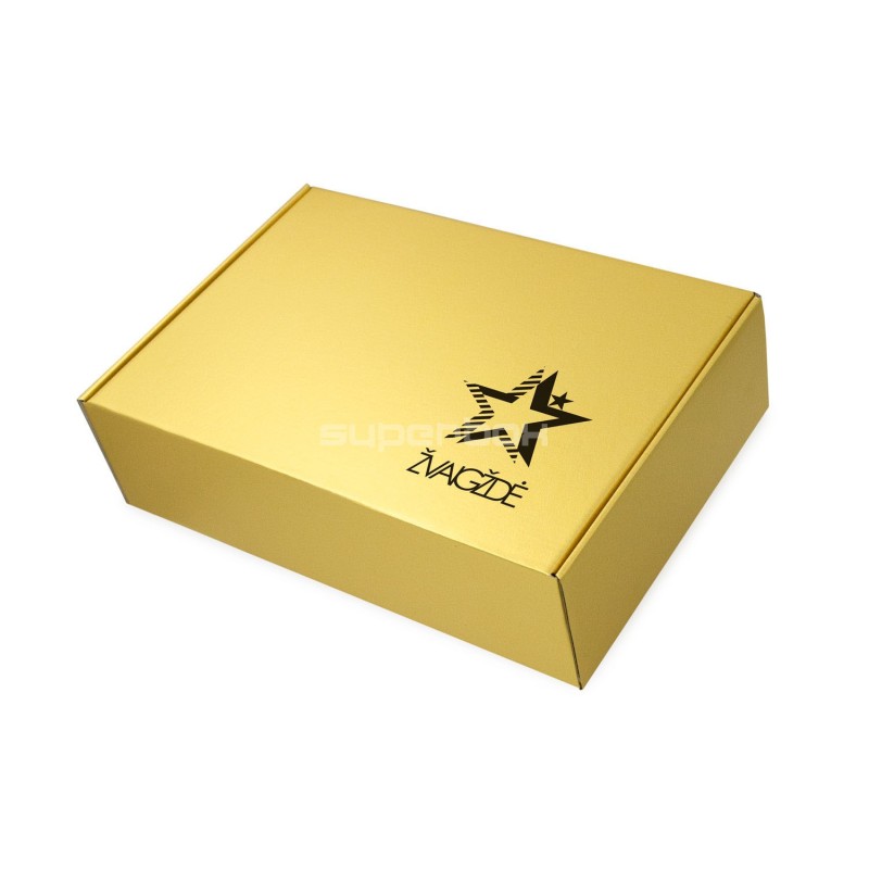 Metallic Gold A4 Size Gift Box