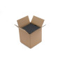 Brown Cube Gift Box with Quick Lock