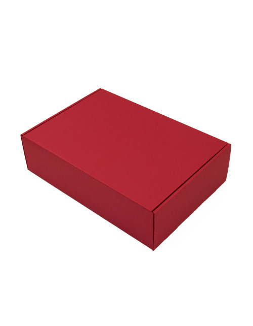Ryškiai raudonos spalvos A4 formato dėžutė gaminiams