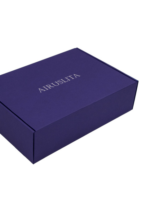 Mėlynos spalvos A4 formato premium dėžutė gaminiams