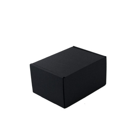 Small Black Corrugated Cardboard Gif Box