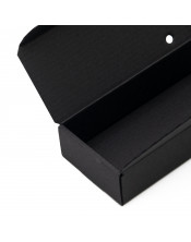 Black Ribbon Closure Oblong Box for Packing Bookmarks