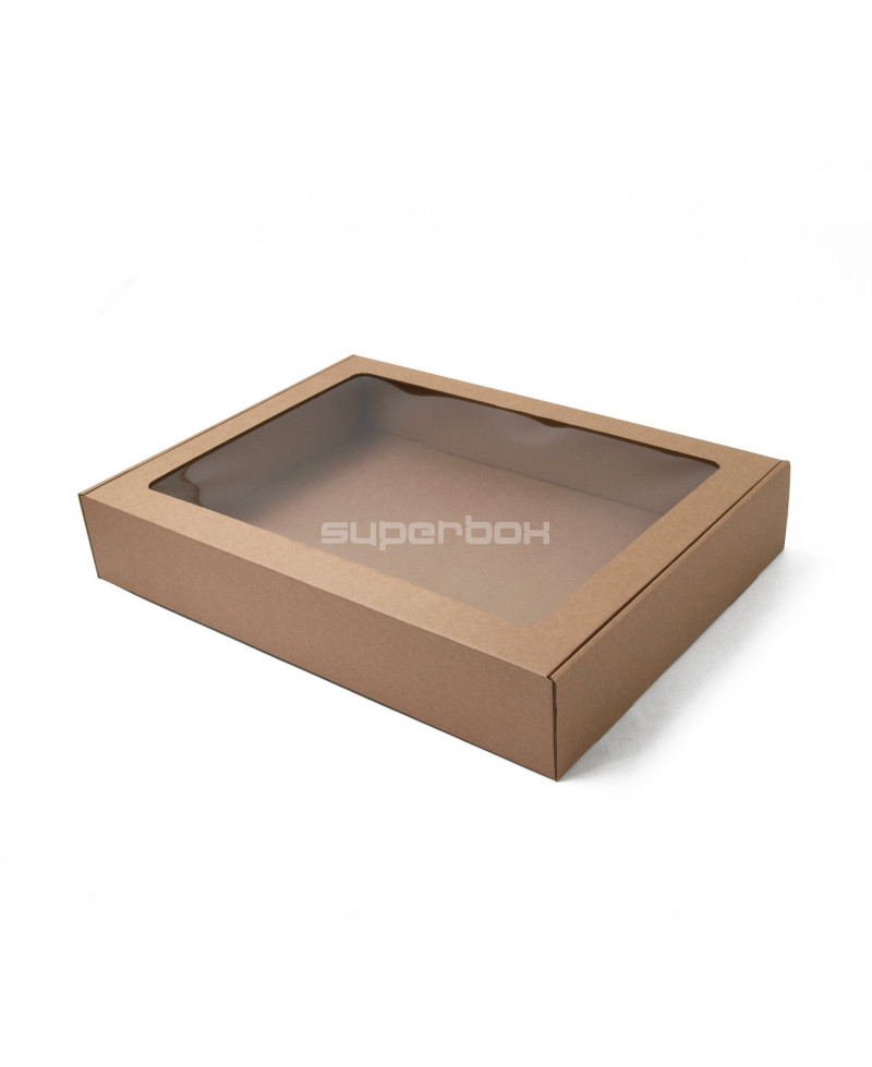 Quick Closing Box with Window for Packing Items