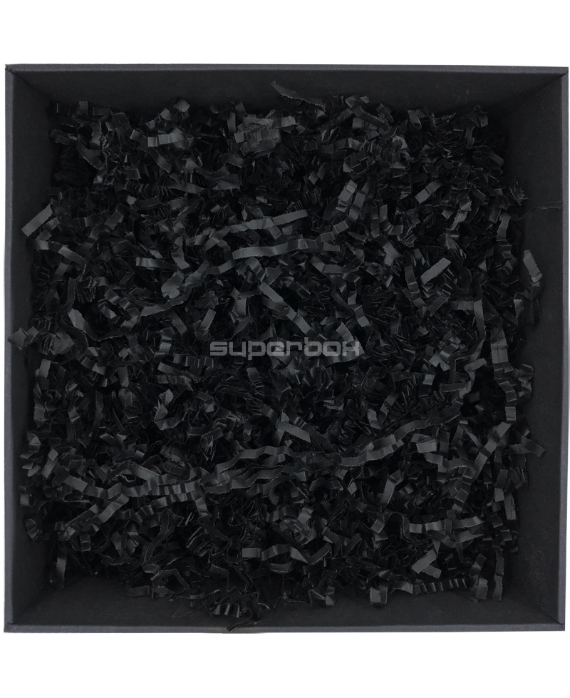 Ciets melns sasmalcināts papīrs - 4 mm, 30 kg