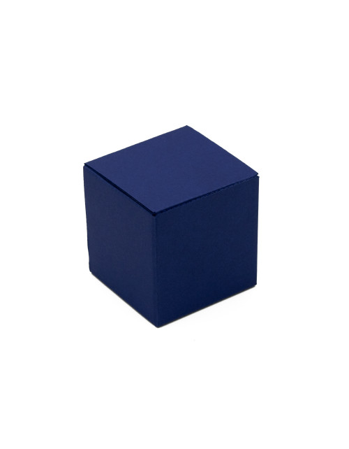 Mėlyna dėžutė - kubiukas suvenyrams pakuoti