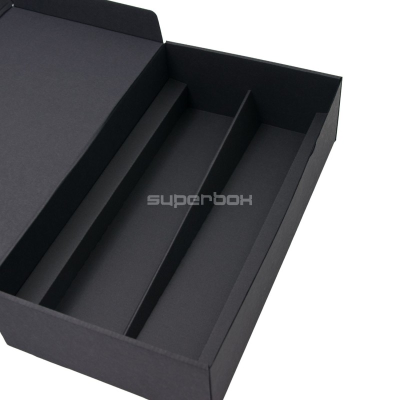 Extended Black Gift Box with Clear Window