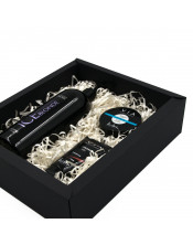 Melna luksusa sērkociņu kastīte stila dāvanu kaste