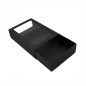 Black Universal Size Sleeve Pull-out Gift Box with Window