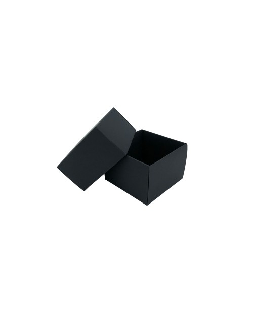 Черная маленькая квадратная подарочная коробка
