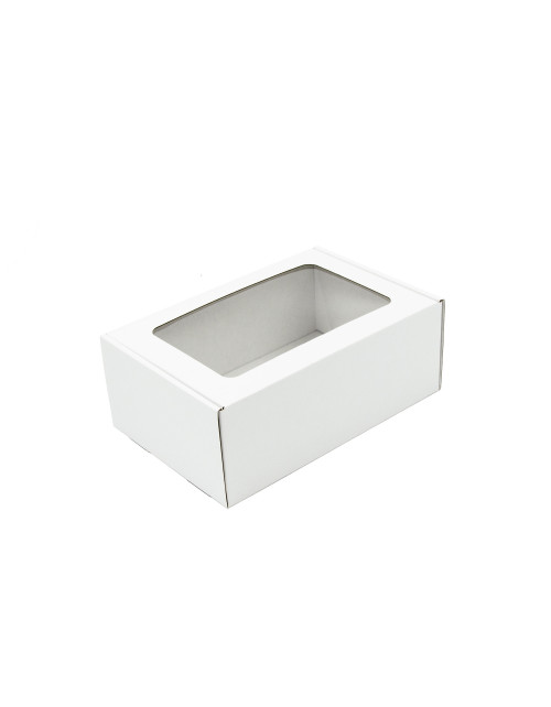 White A5 Size Gift Box of 85 mm Height with Window