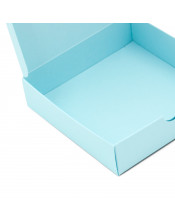Small Square Gift Box from Baby Blue Decorative Cardboard