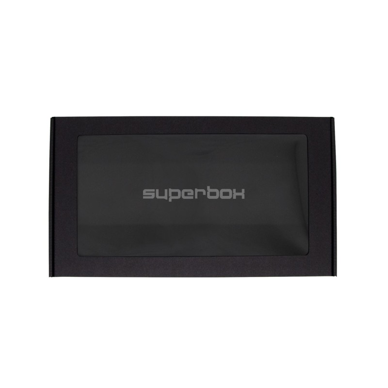 Extended Black Gift Box with Clear Window