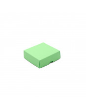Divdaļīga maza kvadrātveida smaragda dāvanu kastīte