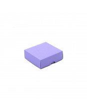Divdaļīga maza kvadrātveida ceriņu dāvanu kastīte