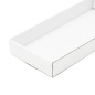 White Wide Tray for Gift Sets, 23 cm Long