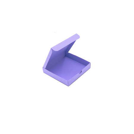 Lilac Square Box with Recessed Cardboard Lid