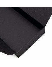 Black Oblong Box with Ribbon Closure