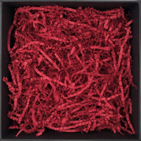 Rigid Red Shredded Paper - 4 mm, 1 kg