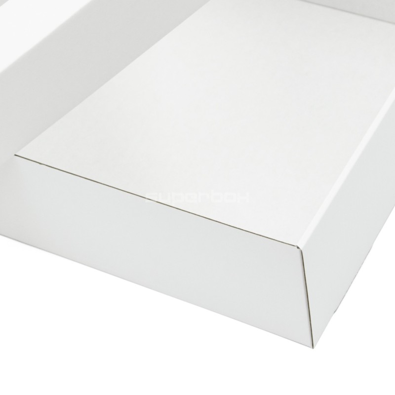 Multipurpose White Base-Lid Gift Box with Clear Window