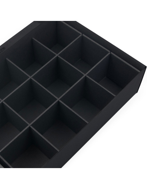 Juodos grotelės 12 skyrelių 21509 dėžutei