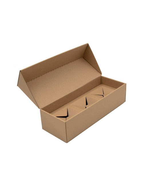 Brown Oblong Gift Box for 3 Jars
