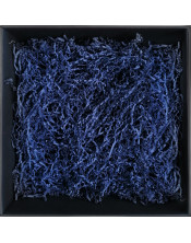 Standžios tamsiai mėlynos popieriaus drožlės - 2 mm, 1 kg