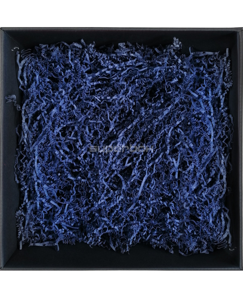 Rigid Dark Blue Shredded Paper - 2 mm, 1 kg