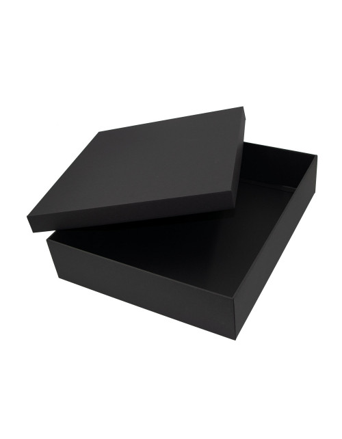 Very Large Nice Black Square Gift Box with Lid