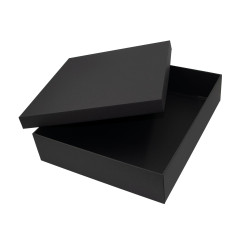 Very Large Nice Black Square Gift Box with Lid