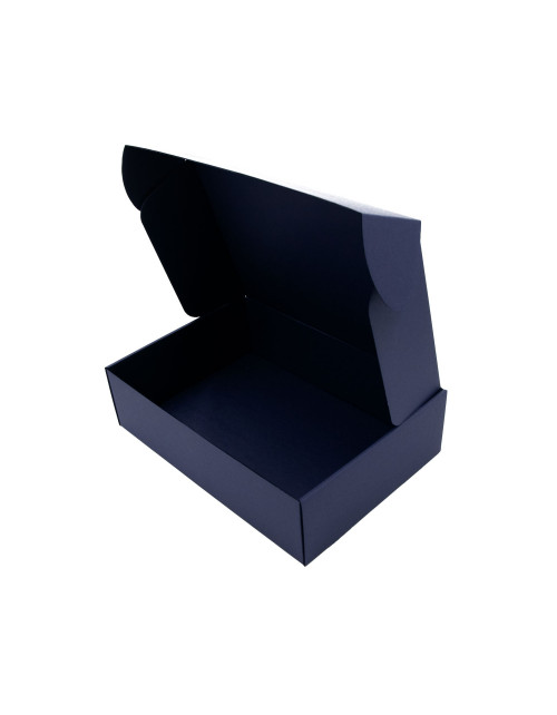 Tamsiai mėlyna A4 formato dėžutė gaminiams