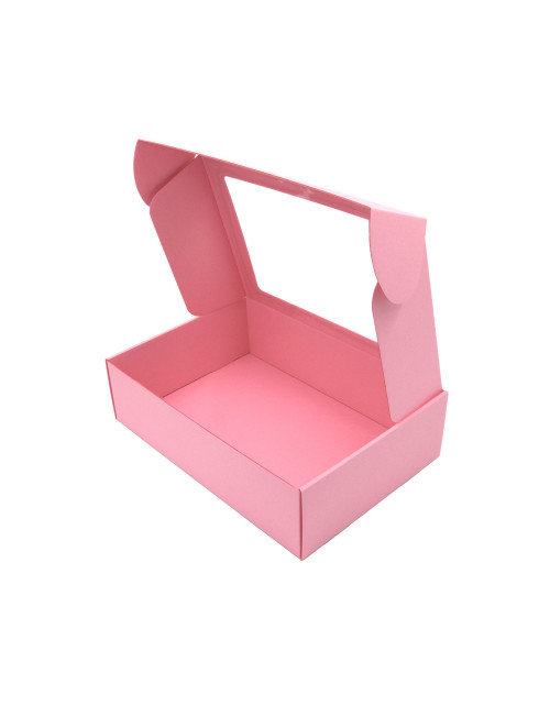 Pink A4 Size Gift Box with Window