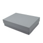 Multipurpose Grey  Base-Lid Gift Box of 8,5 cm Depth