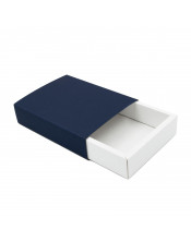 Pull-out Gift Box with Blue Sleeve and White Bottom