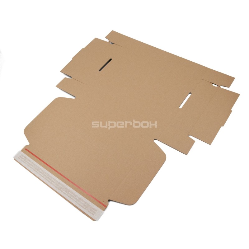 Popular A4 size E-commerce Box With tear-off Adhesive Tape