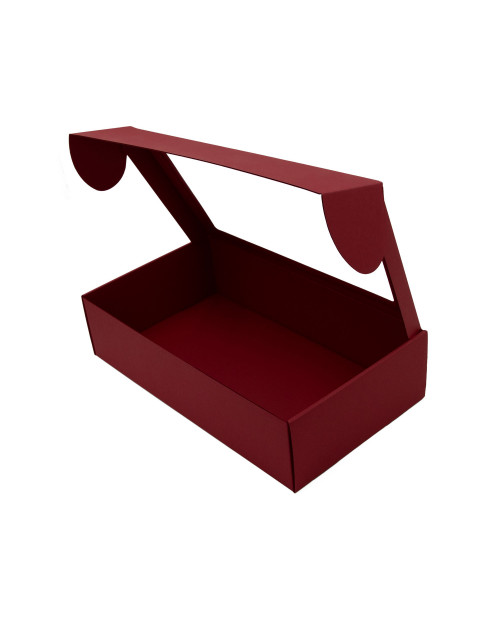 Cherryred Gift Box with Clear Window