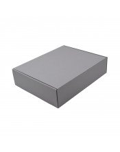 Grey Gift Box with Clear Window