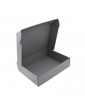 Grey Gift Box with Clear Window