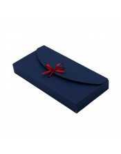 Blue Ribbon Closure Envelope for Packing Greeting Card and Money