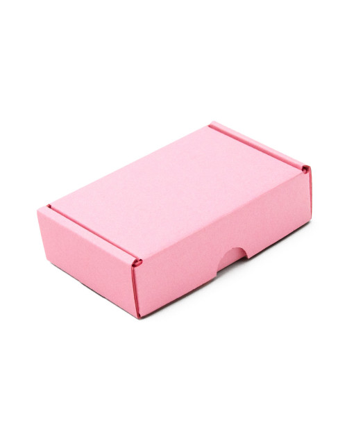 Rožinė maža dėžutė smulkių daiktų pakavimui