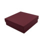 Large Wine Red Square Gift Box of Height 10 cm