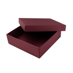 Large Red Square Gift Box of Height 10 cm