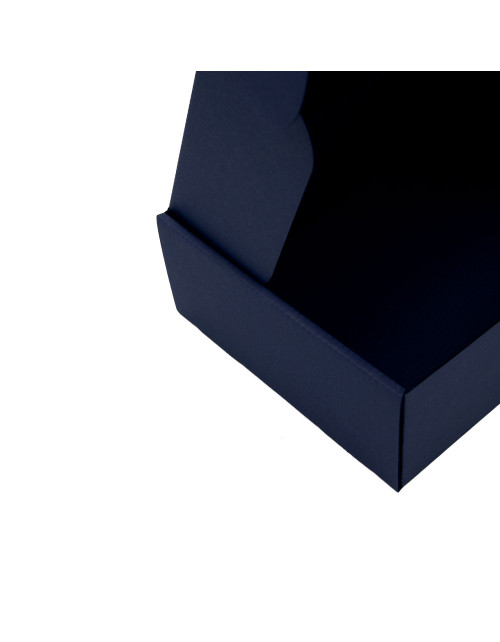 Navy Blue A5 Format Box for Gourmet Snacks
