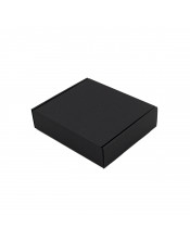 Musta värvi väike kinkekarp, 6 cm kõrge
